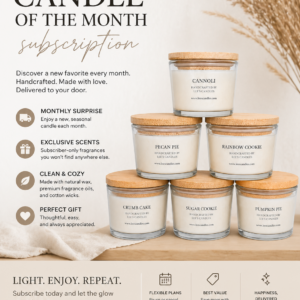 Candle of the month 3-pack
