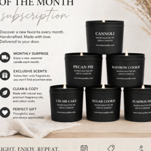 Candle of the month 3-pack